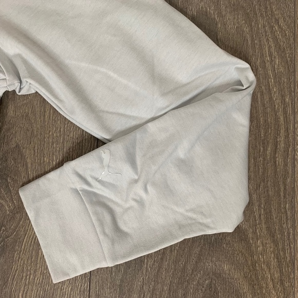 Puma Train Cloudspun Crew Neck Sweater Nimbus Cloud Heather Grey Size XS - Picture 7 of 15